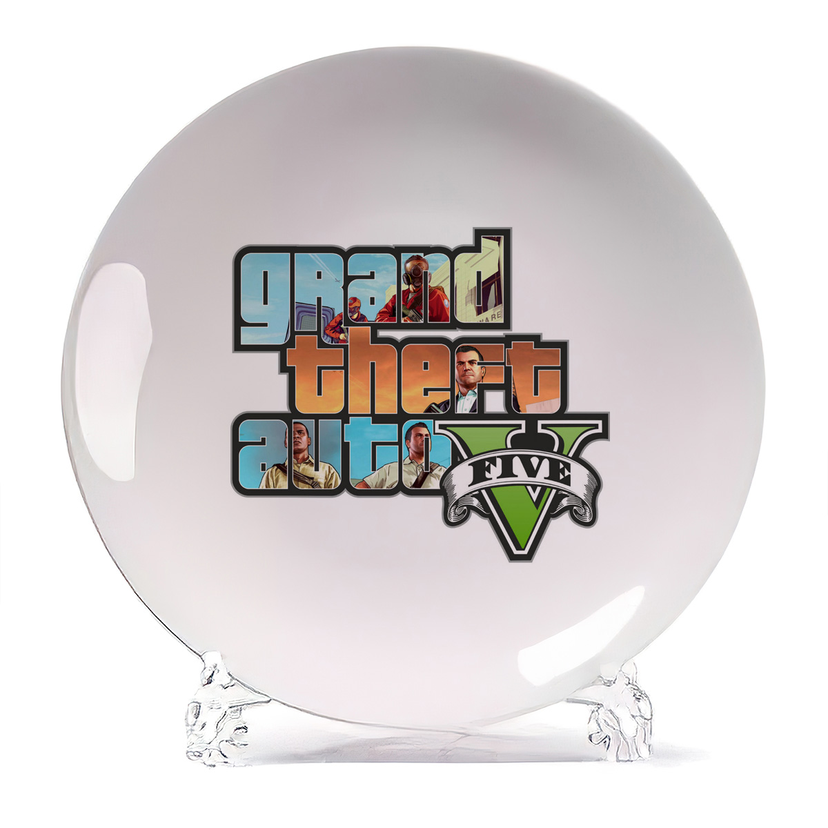 

Тарелка CoolPodarok Grand theft auto, Grand theft auto