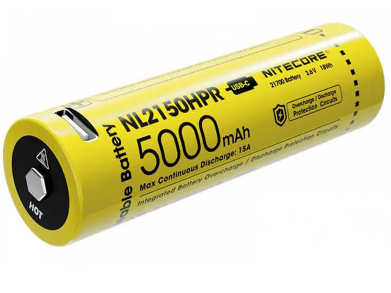 Аккумулятор Nitecore 21700 Li-Ion 5000mAh NL2150HPR 1404369