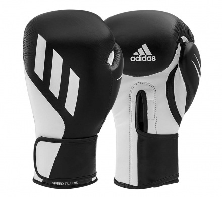 фото Перчатки боксерские adidas speed tilt 250, черно-белый, 16oz