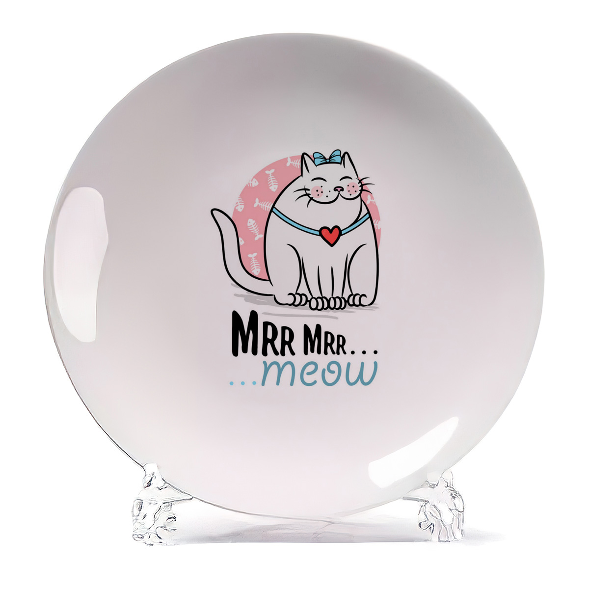 

Тарелка CoolPodarok Прикол Mrrrr meow есть параона, Прикол Mrrrr meow есть параона