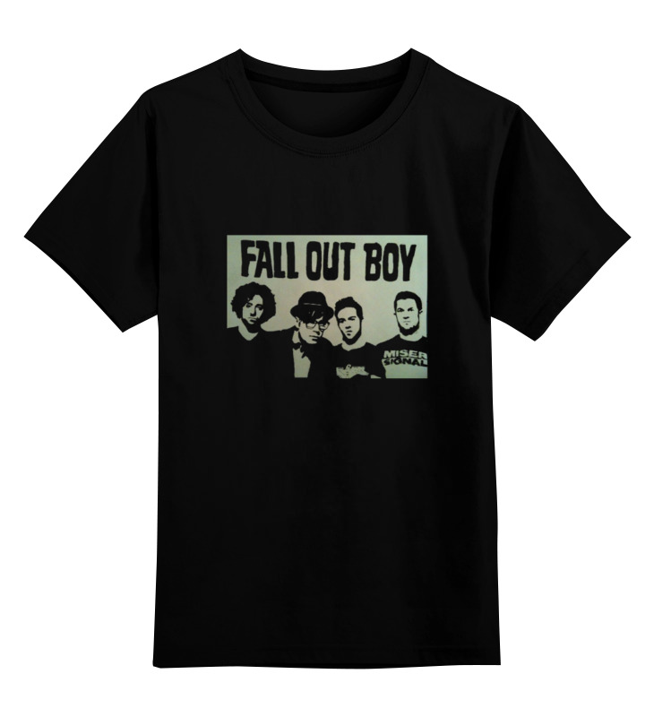 

Футболка детская Printio Fall out boy цв. черный р. 104, Fall out boy