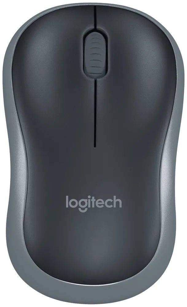 Беспроводная мышь Logitech M185 Black/Gray (910-002238)