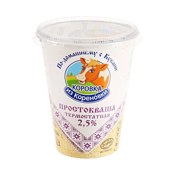 фото Простокваша коровка из кореновки 4% бзмж 300 г