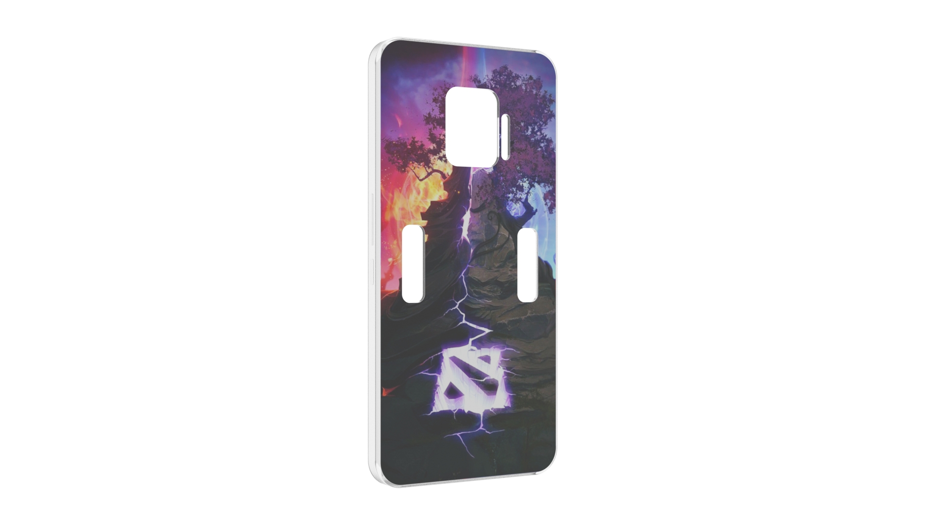 

Чехол MyPads dota 2 логотип для ZTE Nubia Red Magic 7 Pro, Прозрачный, Tocco