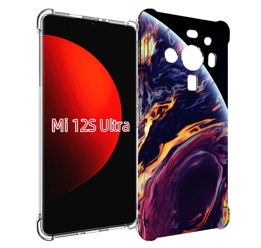

Чехол MyPads акварельная планета для Xiaomi 12S Ultra, Прозрачный, Tocco