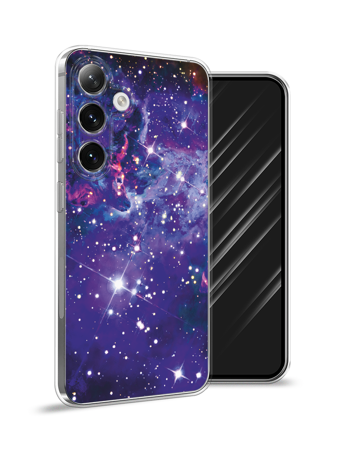 

Чехол Awog на Samsung Galaxy S24 "Яркая галактика", Фиолетовый, 2109050-1