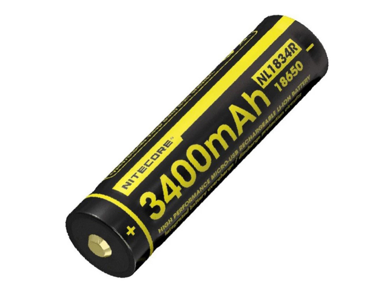 фото Аккумулятор nitecore rechargeable nl1834r li-ion 3400mah 16808 1390238 18650