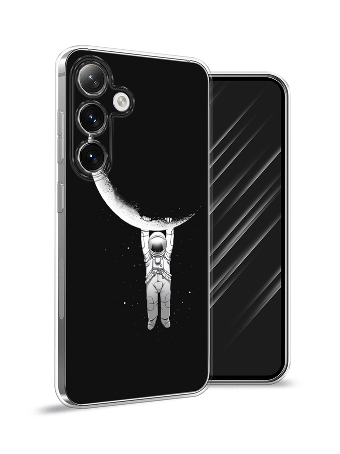 

Чехол Awog на Samsung Galaxy S24 "Космонавт", Белый;черный, 2109050-1