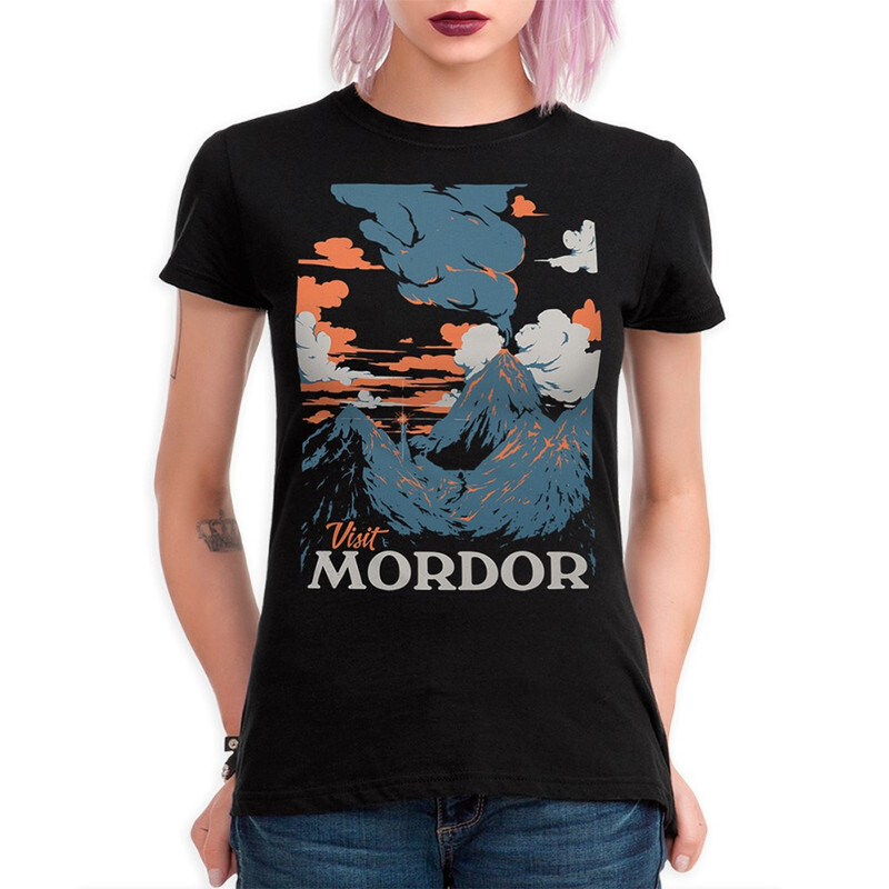 

Футболка женская DS Apparel Visit Mordor - Властелин Колец 30201-1 черная L, Черный, Visit Mordor - Властелин Колец 30201-1