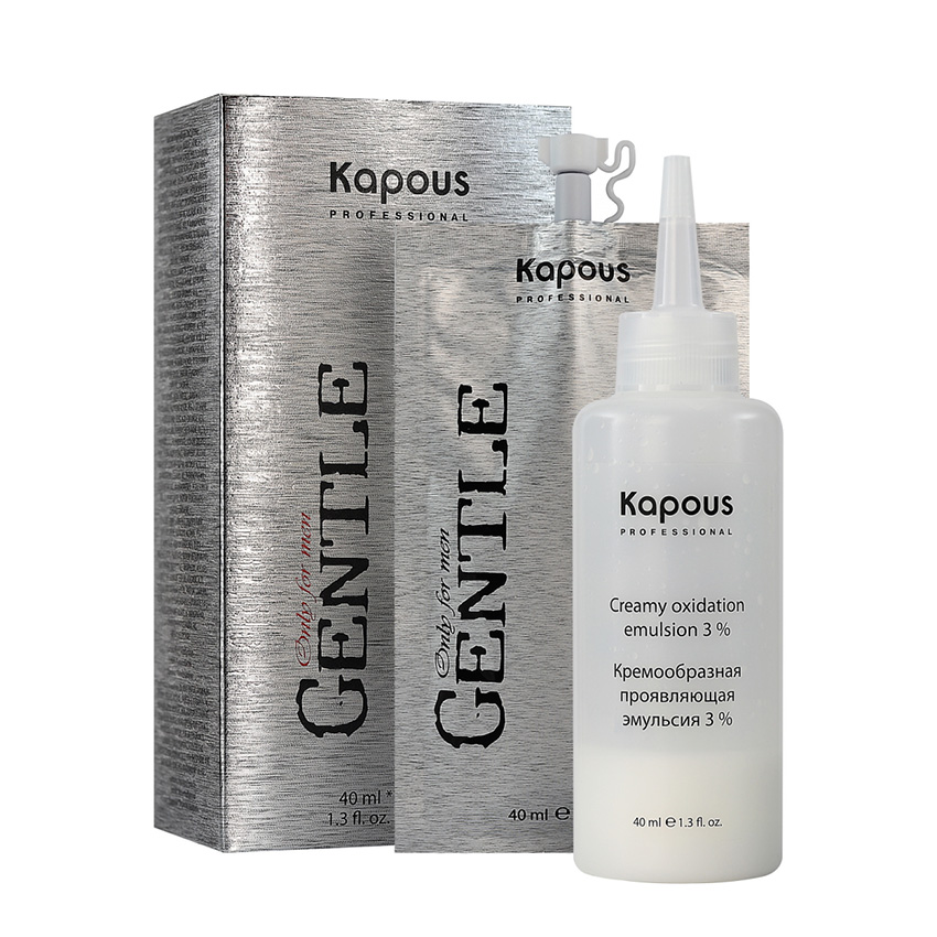 Краска для волос Kapous Professional Gentlemen №4 80 мл проявитель indola professional cream developer 30 vol 9% 1000 мл