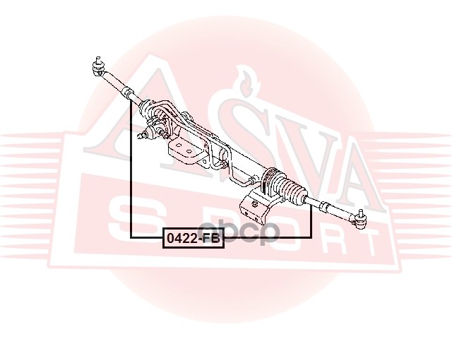 

Тяга Рулевая ASVA арт. 0422-FB