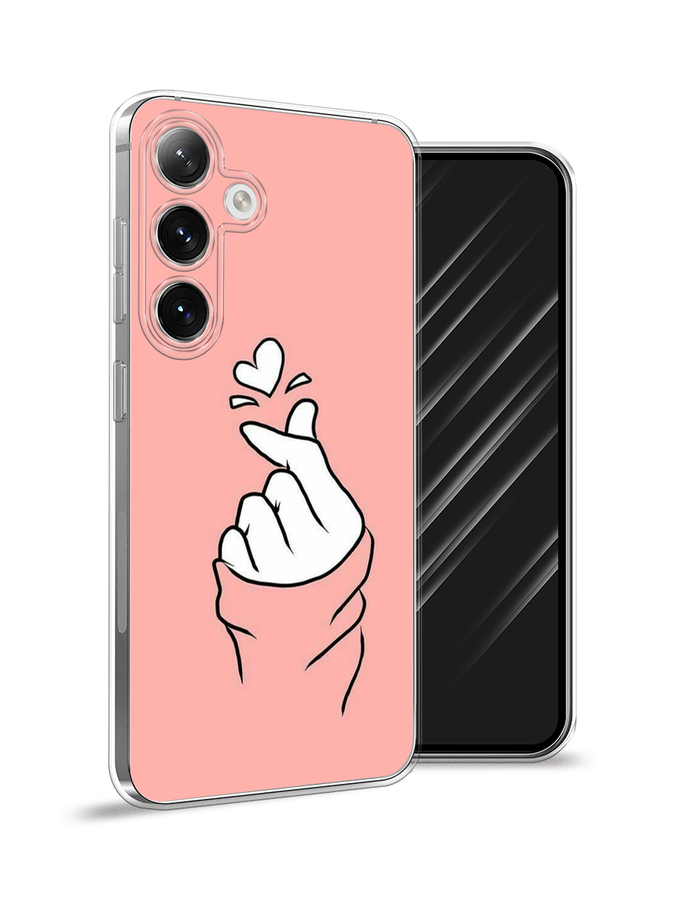 

Чехол Awog на Samsung Galaxy S24 "Любовь-щелк", Оранжевый, 2109050-1