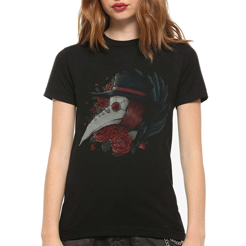 

Футболка женская DS Apparel Чумной Доктор 221231-1 черная 3XL, Черный, Чумной Доктор 221231-1