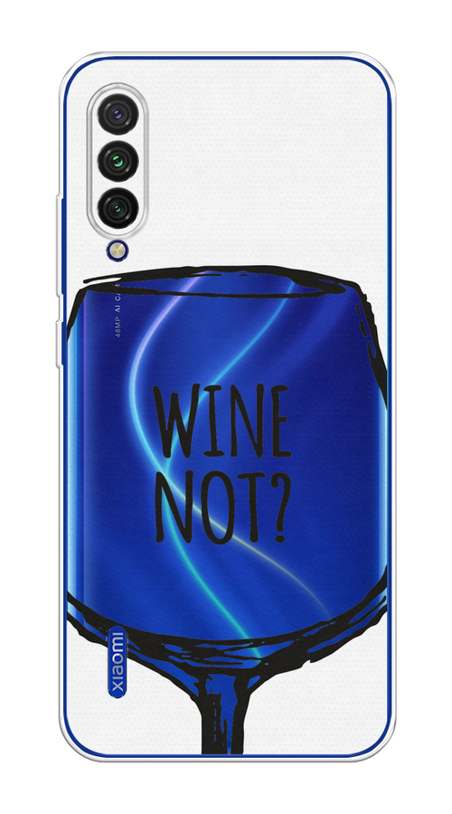 

Чехол на Xiaomi Mi CC9E/Mi A3 / Сяоми Mi CC9E/Mi A3 "Wine not white", Белый, 35950-6