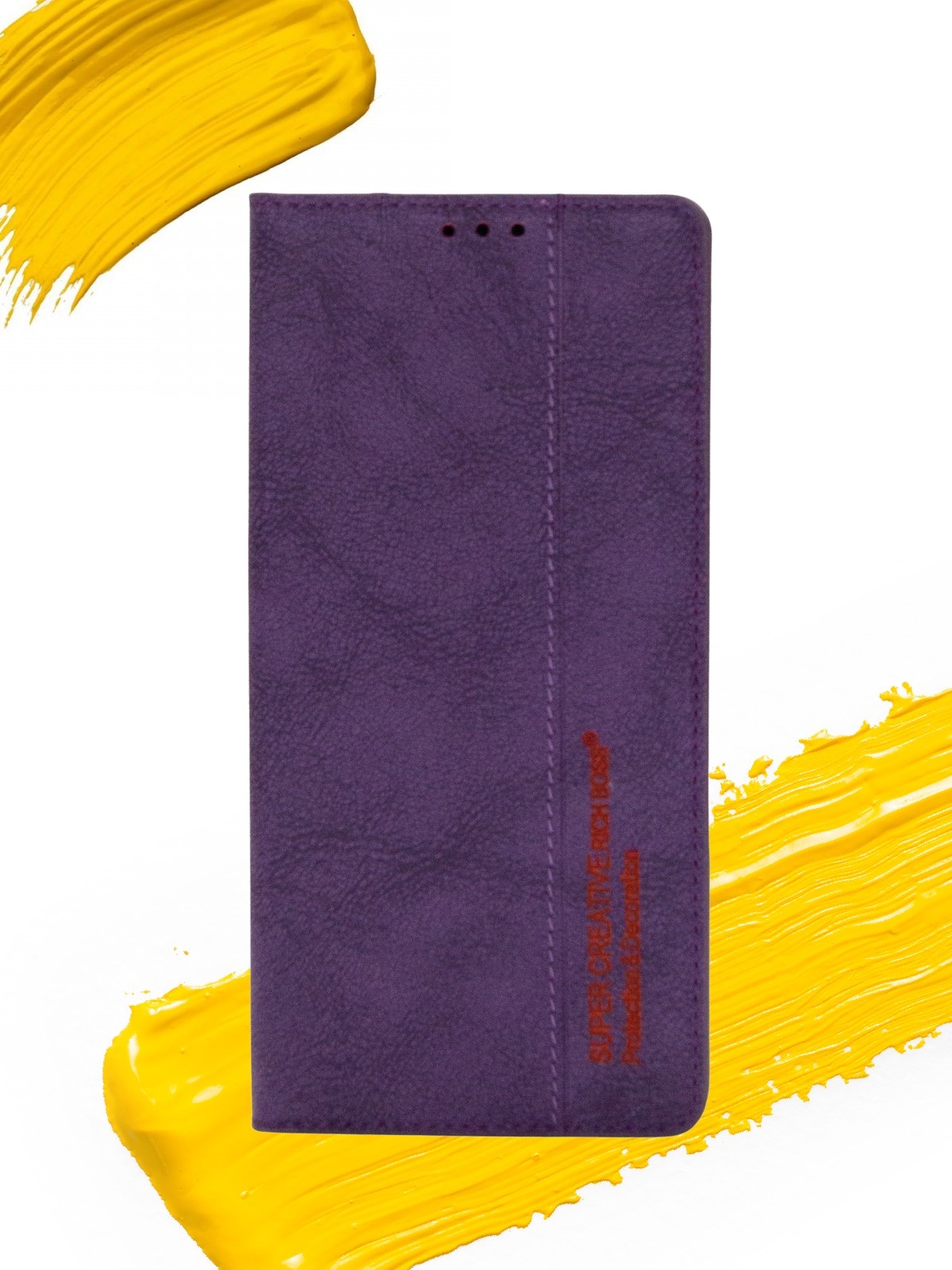 

Чехол книжка Super Creative для Xiaomi Redmi 10, фиолетовый, Super Creative
