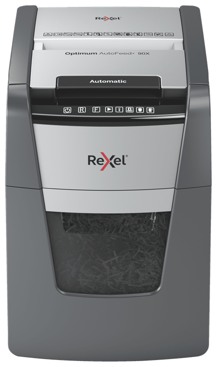 фото Уничтожитель бумаг rexel optimum autofeed 90x black