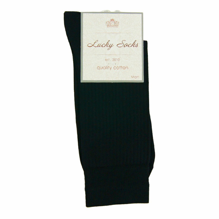 

Носки мужские Lucky Socks черные 42-44