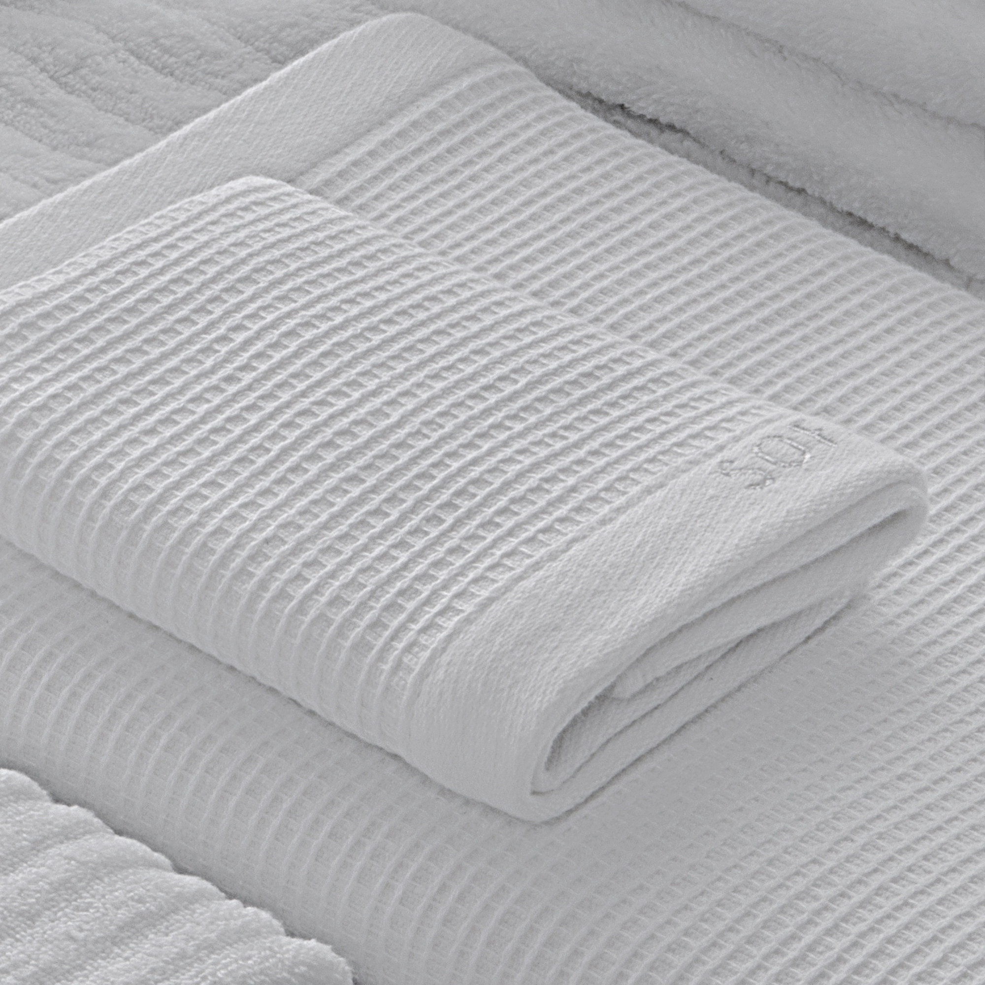 Полотенце Soft Silver 30x30 махровое, салфетка массажная для лица, 785038