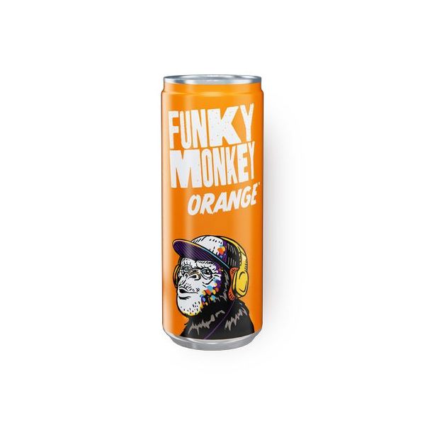 

Газированный напиток Funky Monkey orange 330 мл