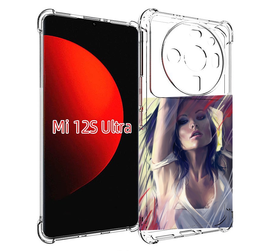 

Чехол MyPads акварельная-девушка женской для Xiaomi 12S Ultra, Прозрачный, Tocco