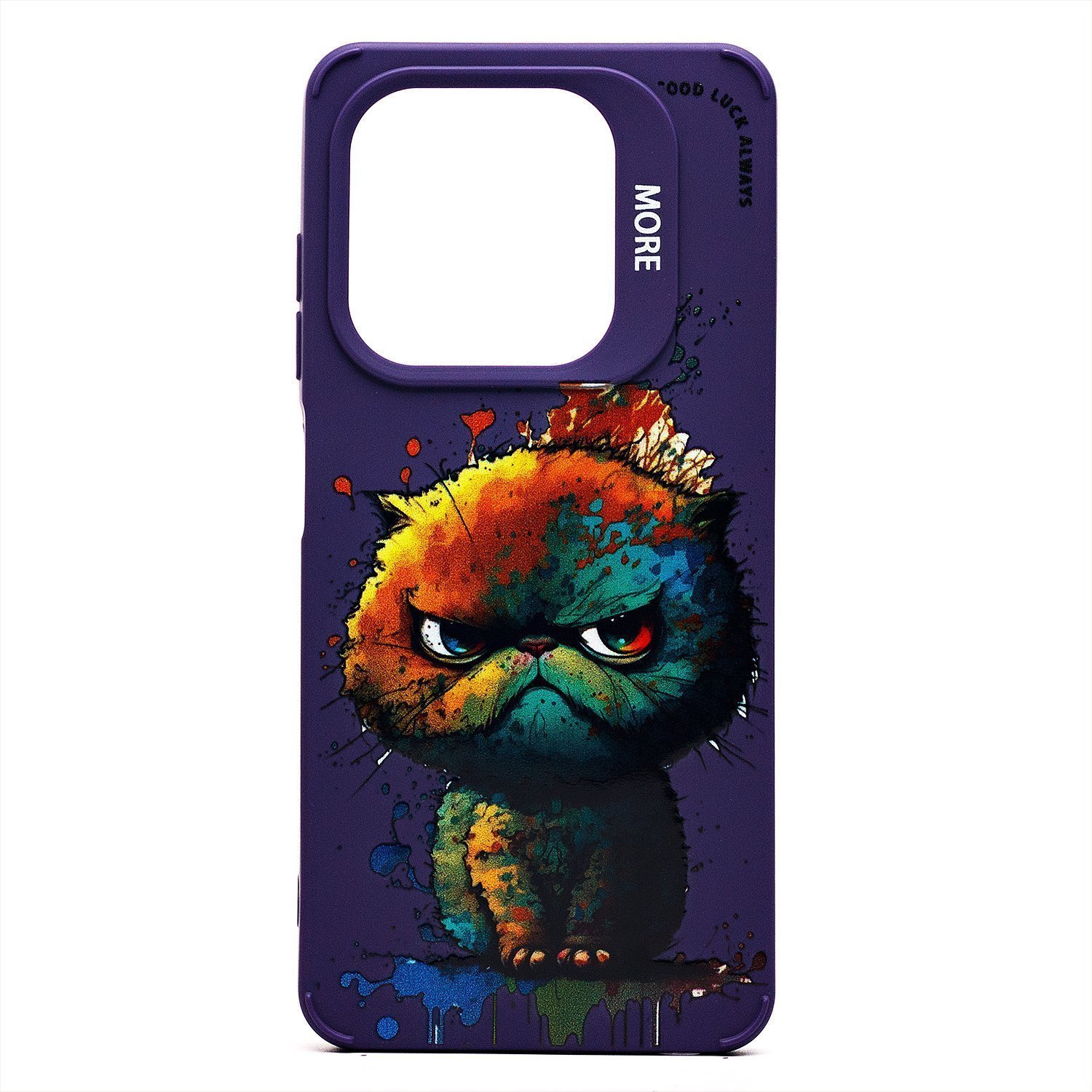 

Чехол Infinix Hot 40i (X6528B) силиконовый (рис. 335/кот) <фиолетовый>