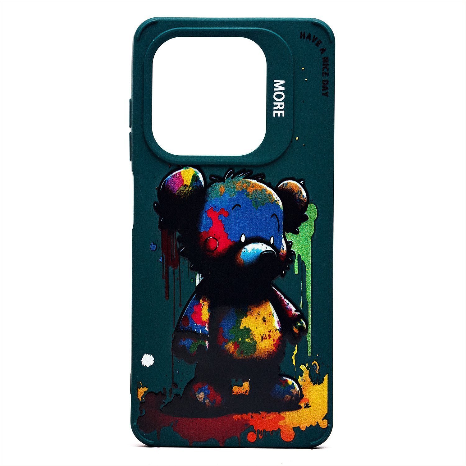 

Чехол Infinix Hot 40i (X6528B) силиконовый (рис. 335/медведь) <темно-зеленый>