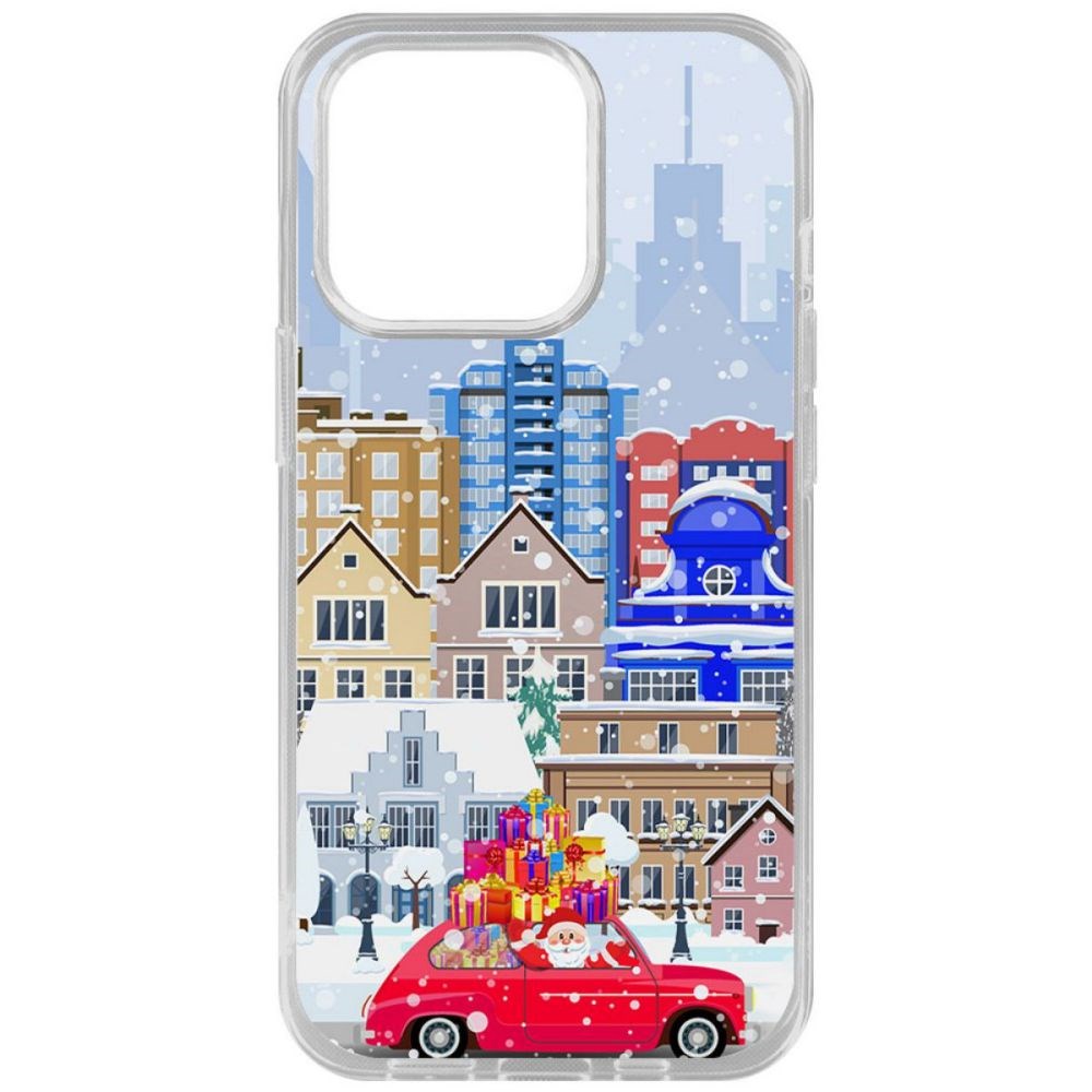

Чехол-накладка Krutoff Везем подарки для iPhone 14 Pro