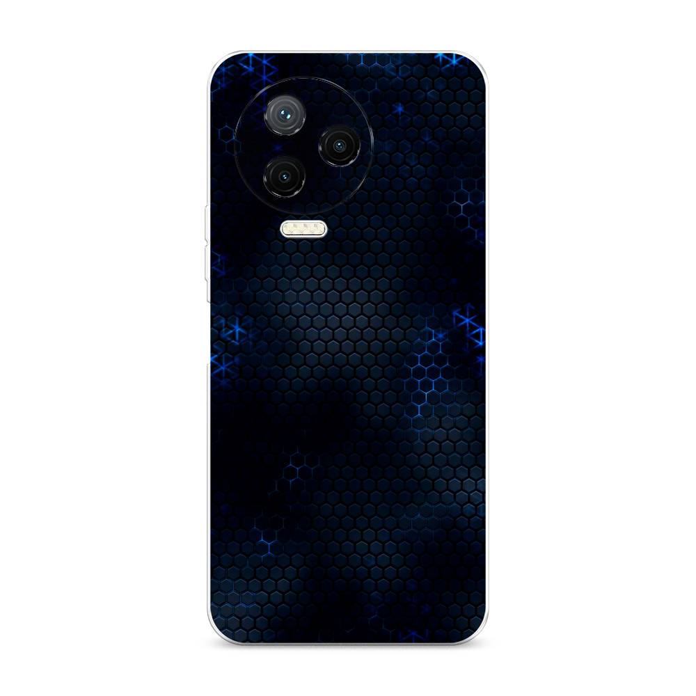 

Чехол Awog "Фон соты синие" на Infinix NOTE 12 2023 / Инфиникс Нот 12 2023