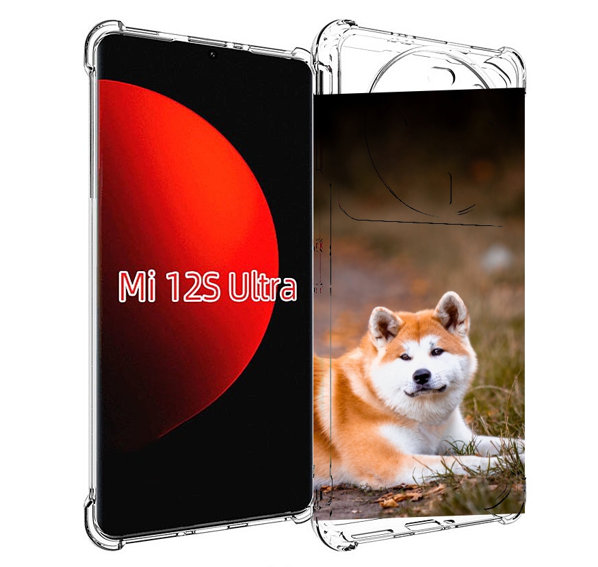 

Чехол MyPads акита ину для Xiaomi 12S Ultra, Прозрачный, Tocco