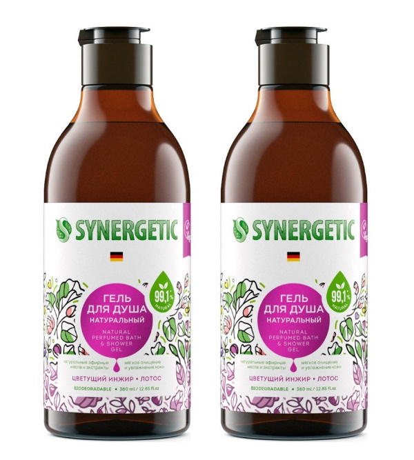 

Набор средств для тела Synergetic Цветущий инжир и лотос 2 предмета