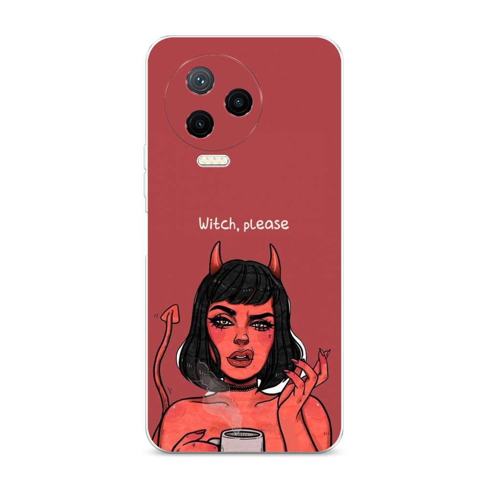 

Чехол Awog на Infinix NOTE 12 2023 / Инфиникс Нот 12 2023 "Evil Girl", Красный;черный