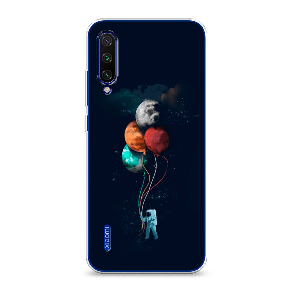 

Чехол на Xiaomi Mi CC9E/Mi A3 "Космонавт с шариками", Разноцветный, 36050-4
