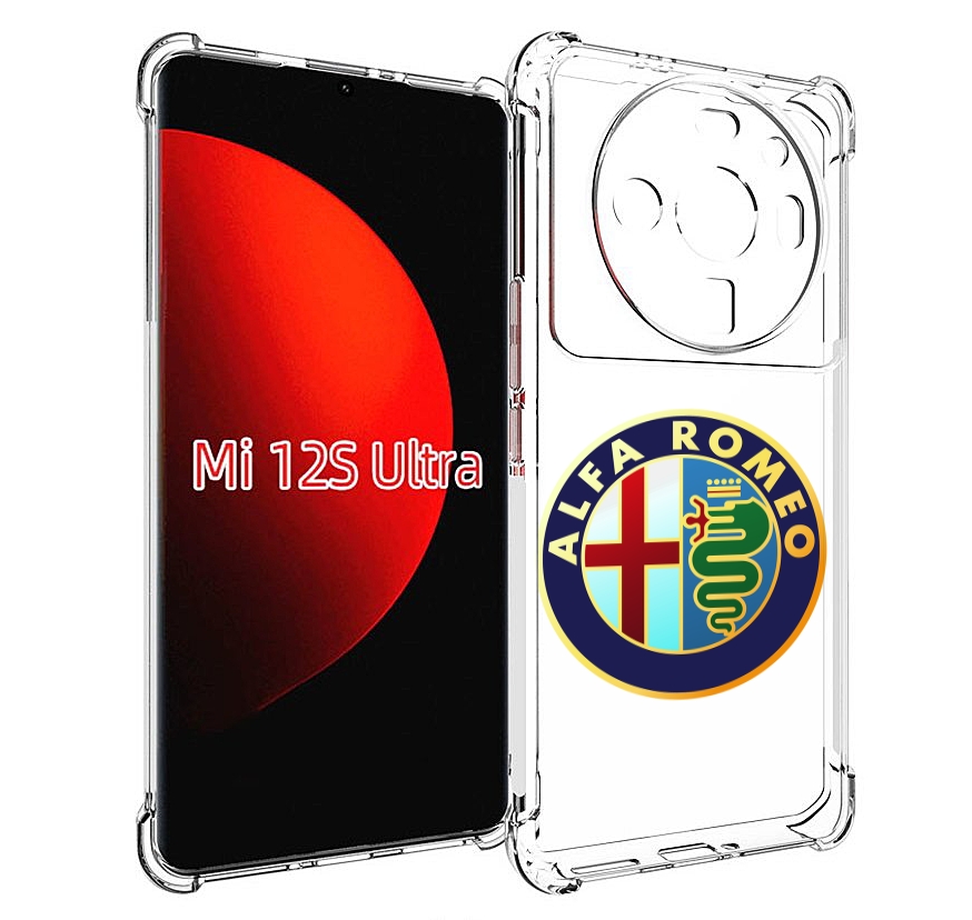 

Чехол MyPads альфа-ромео-2 мужской для Xiaomi 12S Ultra, Прозрачный, Tocco