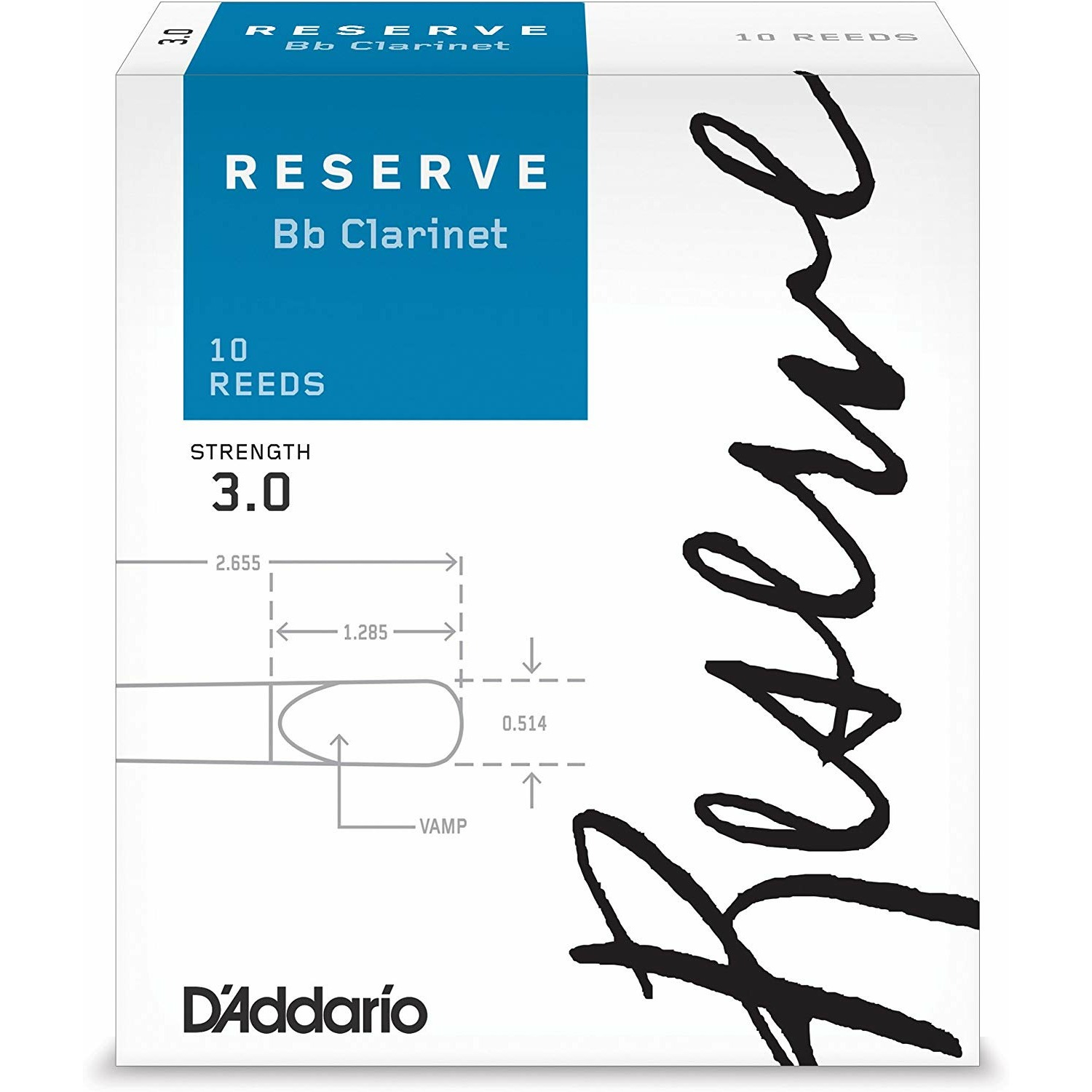 

Трости для кларнета Bb DAddario Woodwinds Rico DCR1030, Woodwinds Rico DCR1030