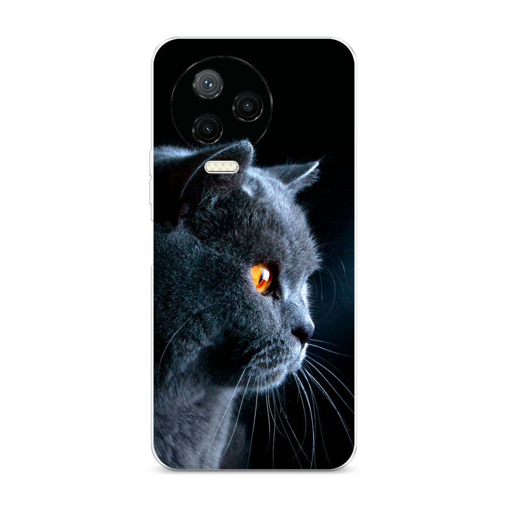 

Чехол Awog на Infinix NOTE 12 2023 / Инфиникс Нот 12 2023 "Благородный кот британец", Черный;серый;оранжевый