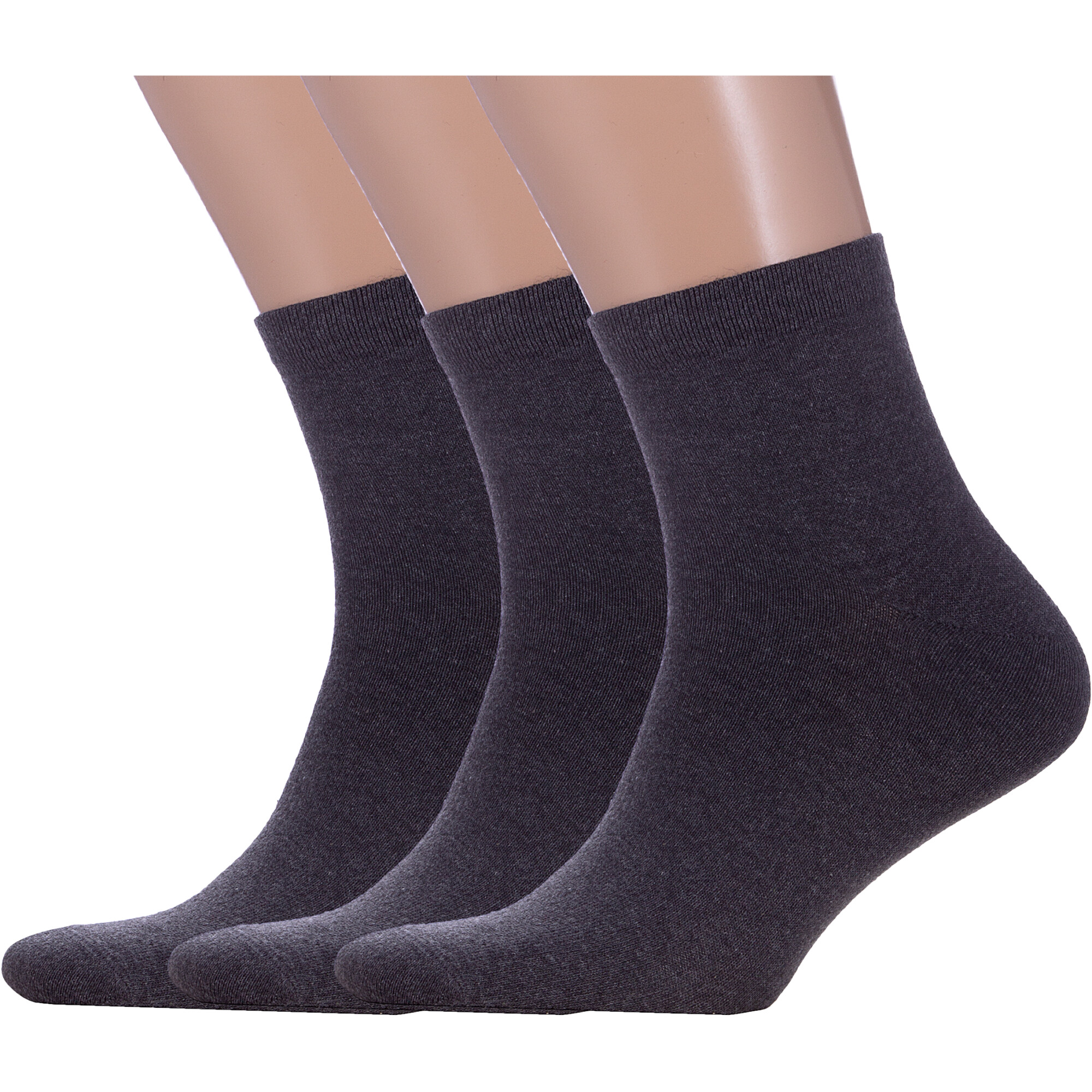 Комплект носков мужских Красная Ветка 3-С-2045 серых 29, 3 шт.