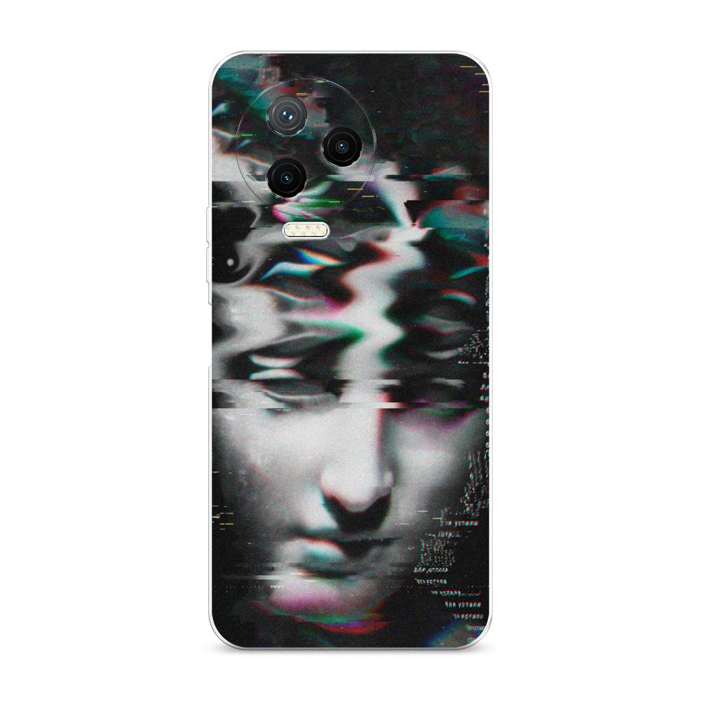

Чехол Awog на Infinix NOTE 12 2023 / Инфиникс Нот 12 2023 "Glitch Art", Серый