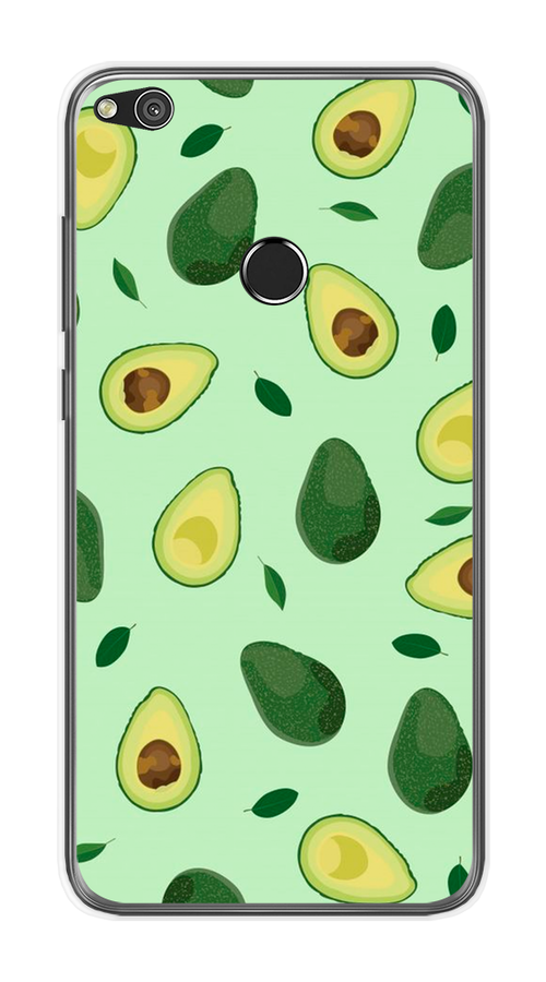 

Чехол на Honor 8 Lite, Huawei P8 Lite "Blue avocado", Коричневый;зеленый, 61550-1