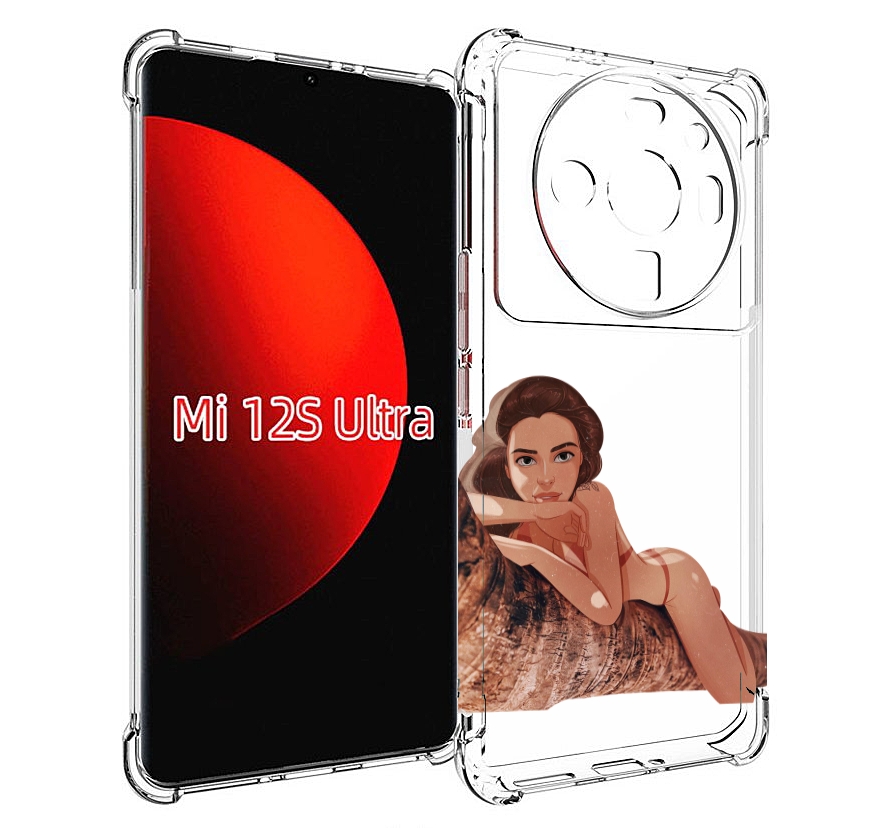 

Чехол MyPads амазонка-на-дереве для Xiaomi 12S Ultra, Прозрачный, Tocco