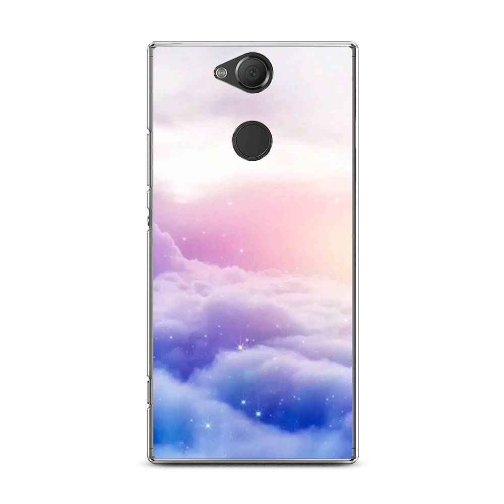 

Чехол на Sony Xperia XA2 Plus "Небеса", Голубой;белый;розовый, 53550-2