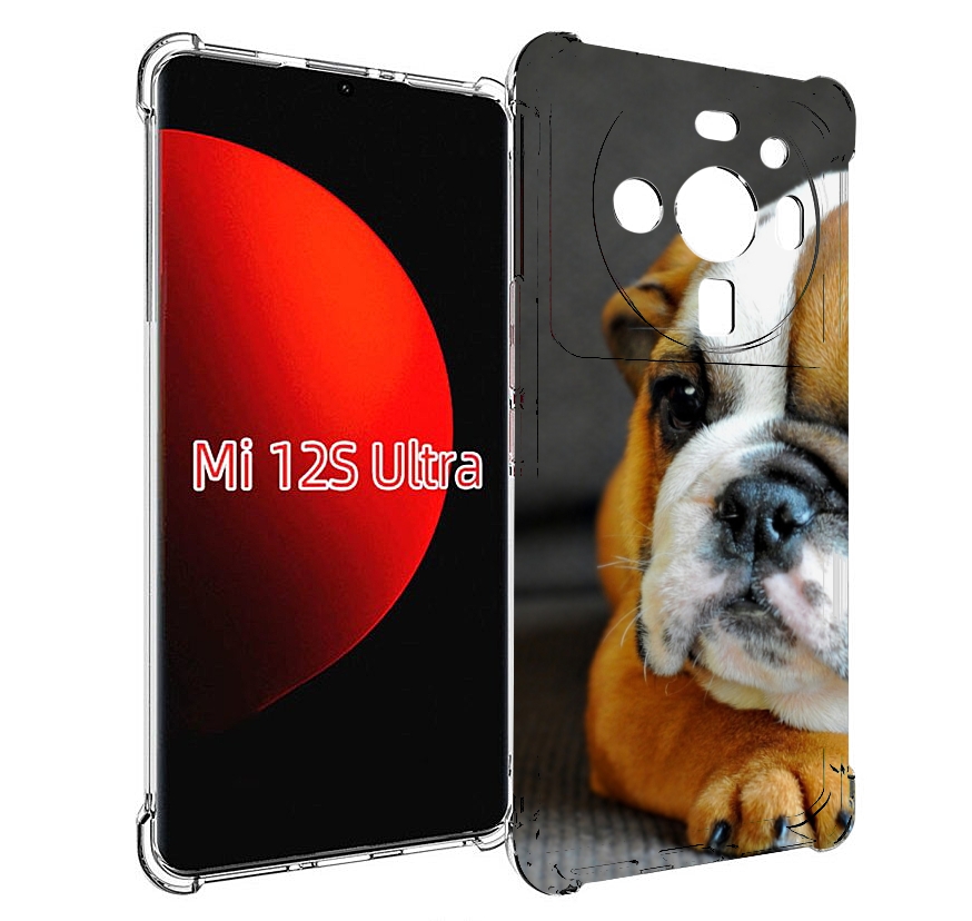 

Чехол MyPads англиискии бульдор для Xiaomi 12S Ultra, Прозрачный, Tocco