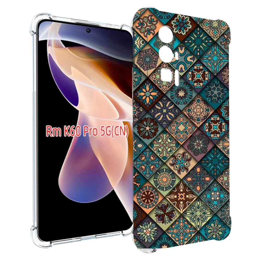 

Чехол MyPads ячейки с арнаментами для Xiaomi Redmi K60 Pro, Прозрачный, Tocco