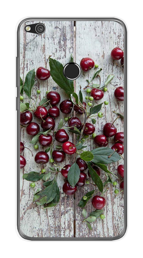 

Чехол на Honor 8 Lite, Huawei P8 Lite "Вишня", Бордовый;зеленый;серый, 61550-1