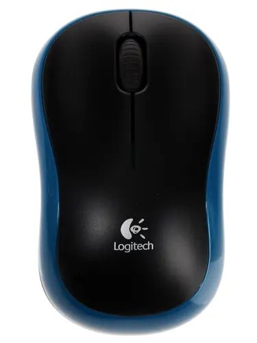 Беспроводная мышь Logitech M185 Black/Blue