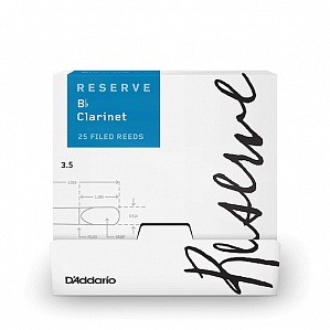 

Трости для кларнета Bb DAddario DCR0135-B25 Reserve, DCR0135-B25 Reserve