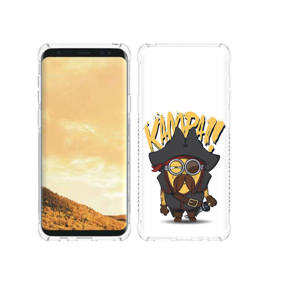 

Чехол MyPads Tocco для Samsung Galaxy S9 миньон пират (PT98329.588.476), Прозрачный, Tocco