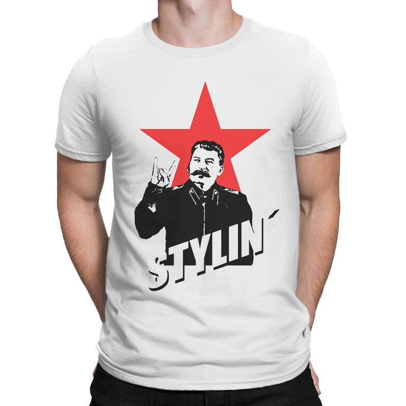 

Футболка мужская DS Apparel Stylin - Сталин 555848-2 белая L, Белый, Stylin - Сталин 555848-2