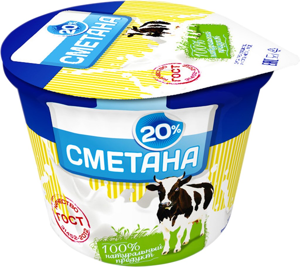 

Сметана Волжаночка Витаминная 20% 300 г