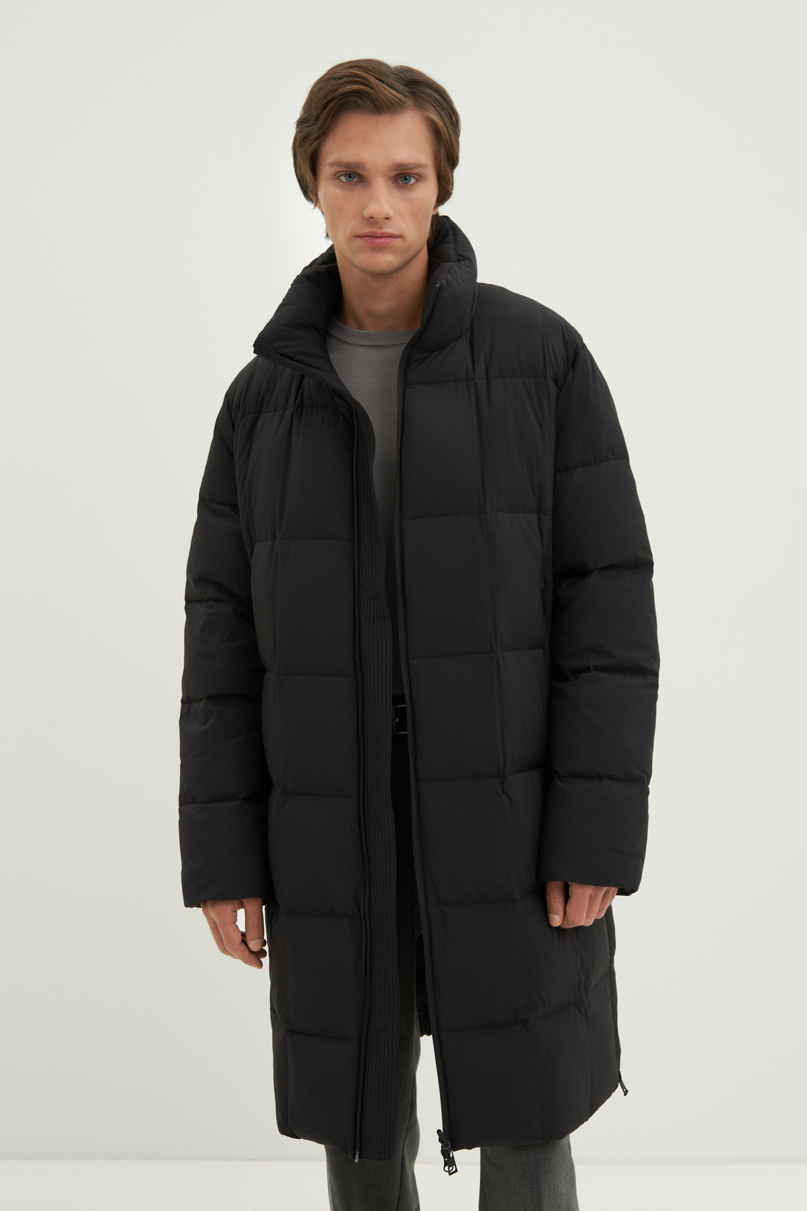 Пальто мужское Finn Flare FAD21009 черное XL