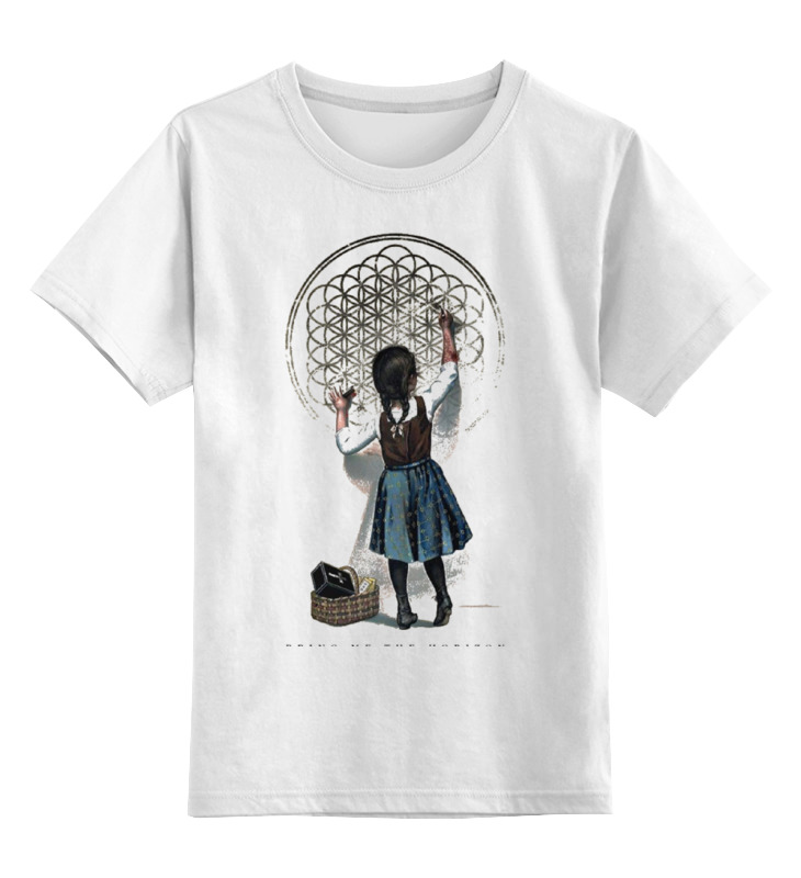 

Футболка детская Printio Bring me the horizon девочка цв. белый р. 104, Bring me the horizon девочка